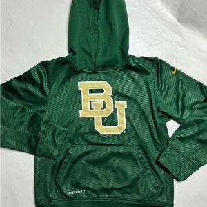 Nike Therma-Fit BAYLOR BEARS Pullover Hoodie Kids Youth Small
